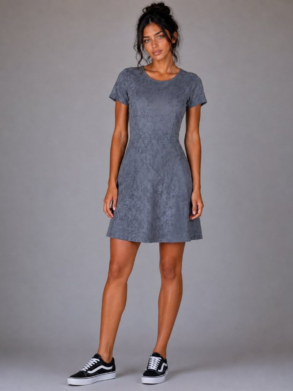 41 Hawthorn Sheath Dress W/ S Gray Faux Suede WGK70419 LN/NWOT